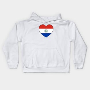 Heart - Paraguay Kids Hoodie